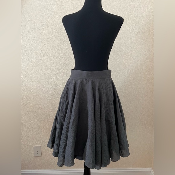 Ioanna Kourbela Gray Full Skirt Size Small - Picture 4 of 16